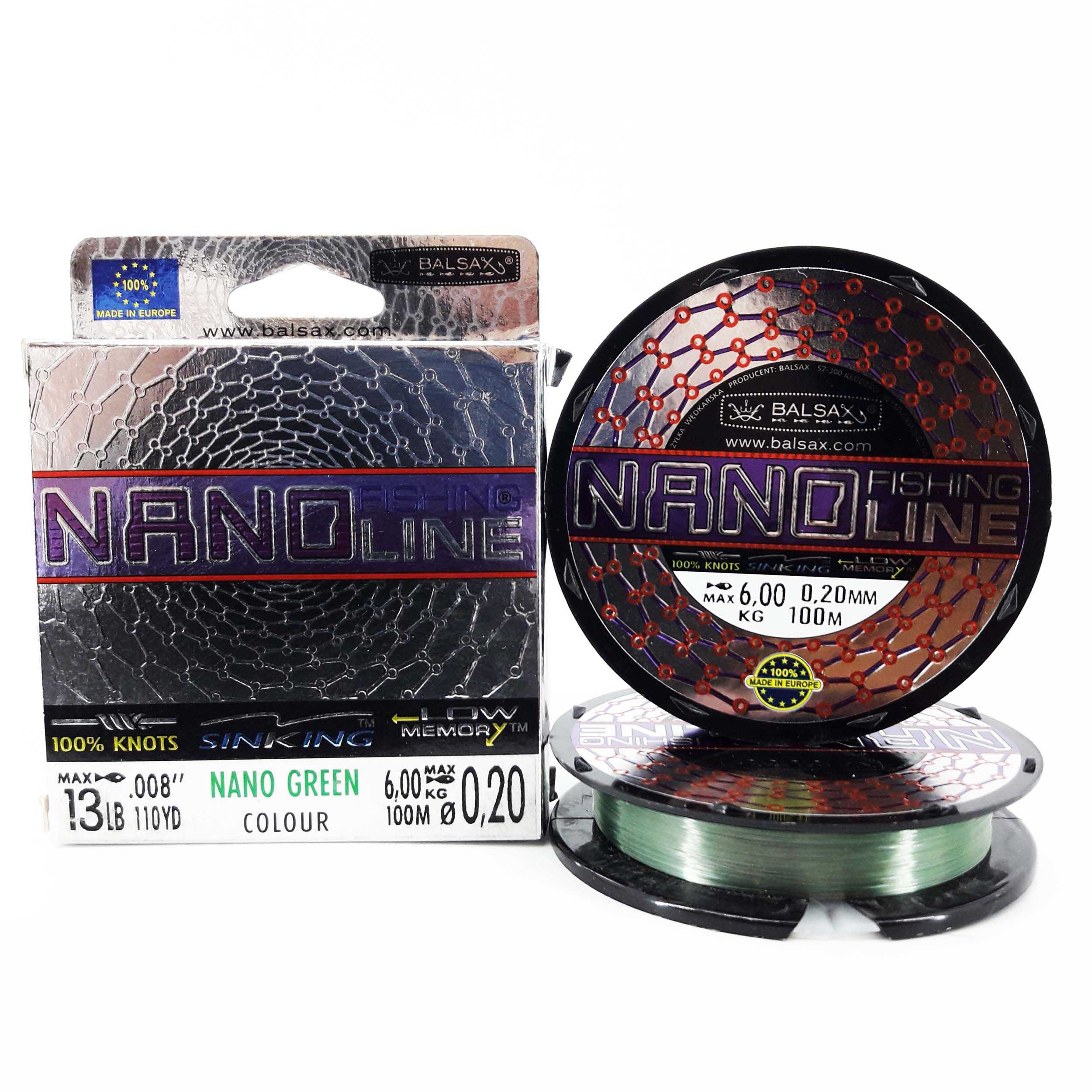 نخ ماهیگیری نانو بالساکس سبز