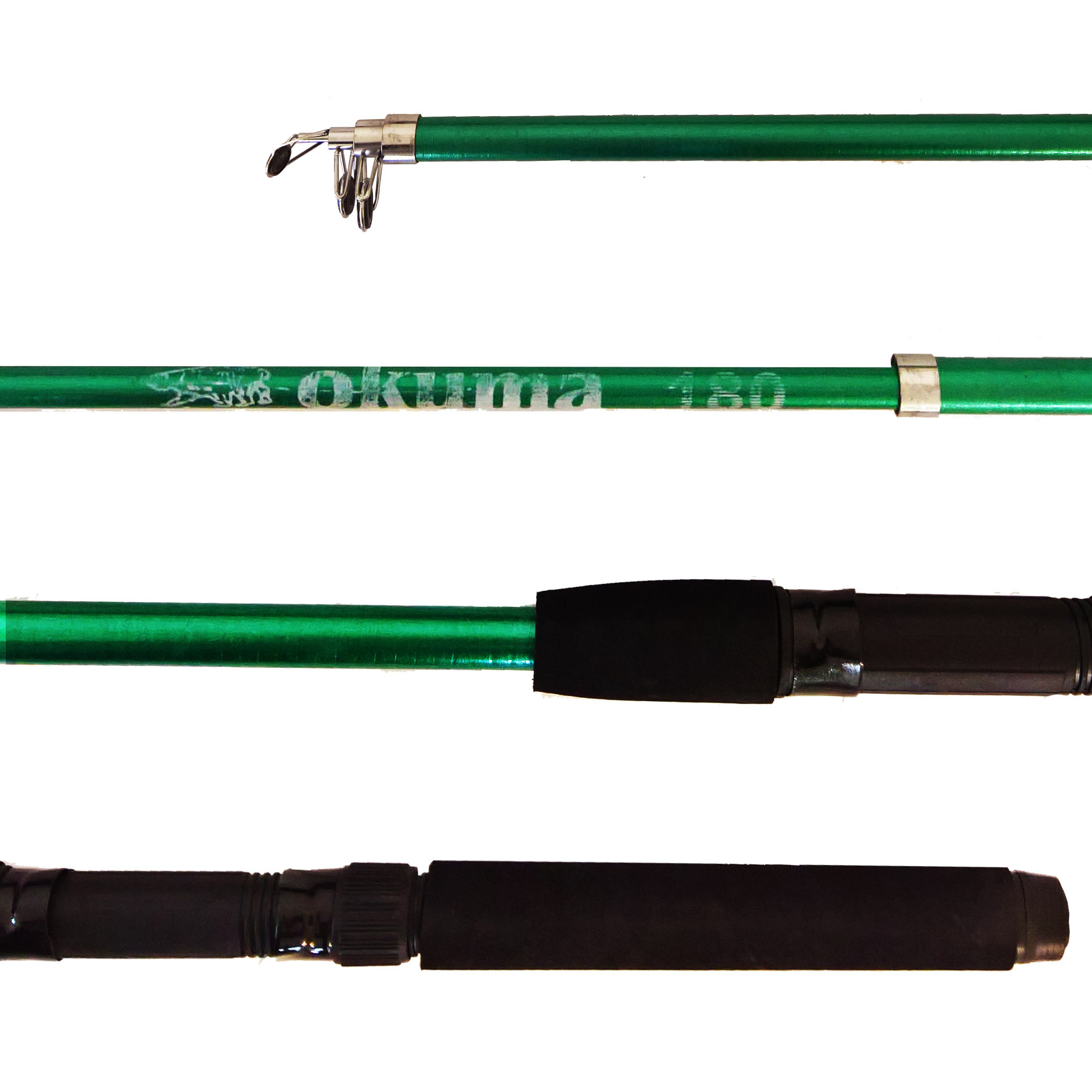 چوب ماهیگیری بندائواوکاما1.80 سبز رنگ