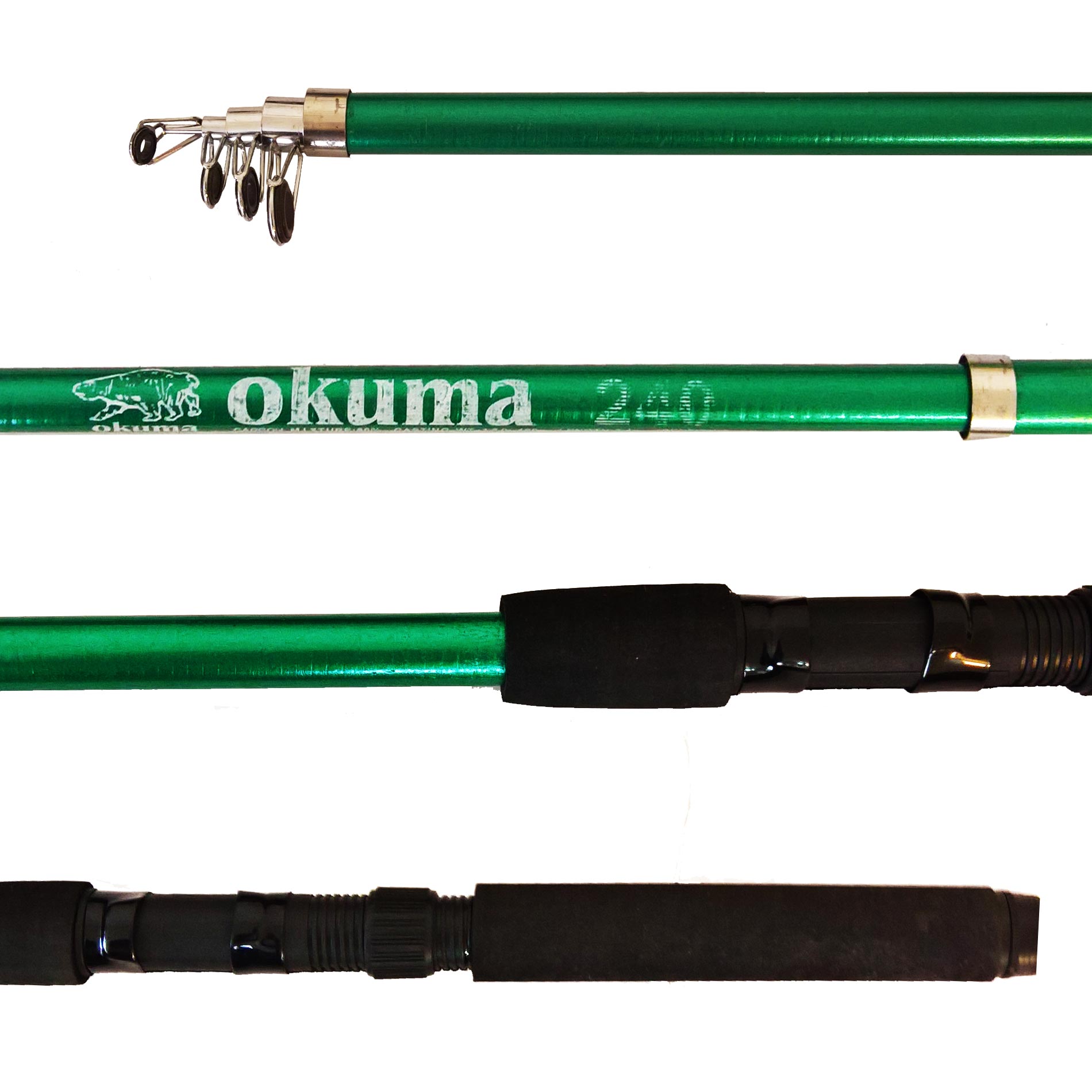 چوب ماهیگیری بندائو OKAMA 2.40 متری سبقزرنگ