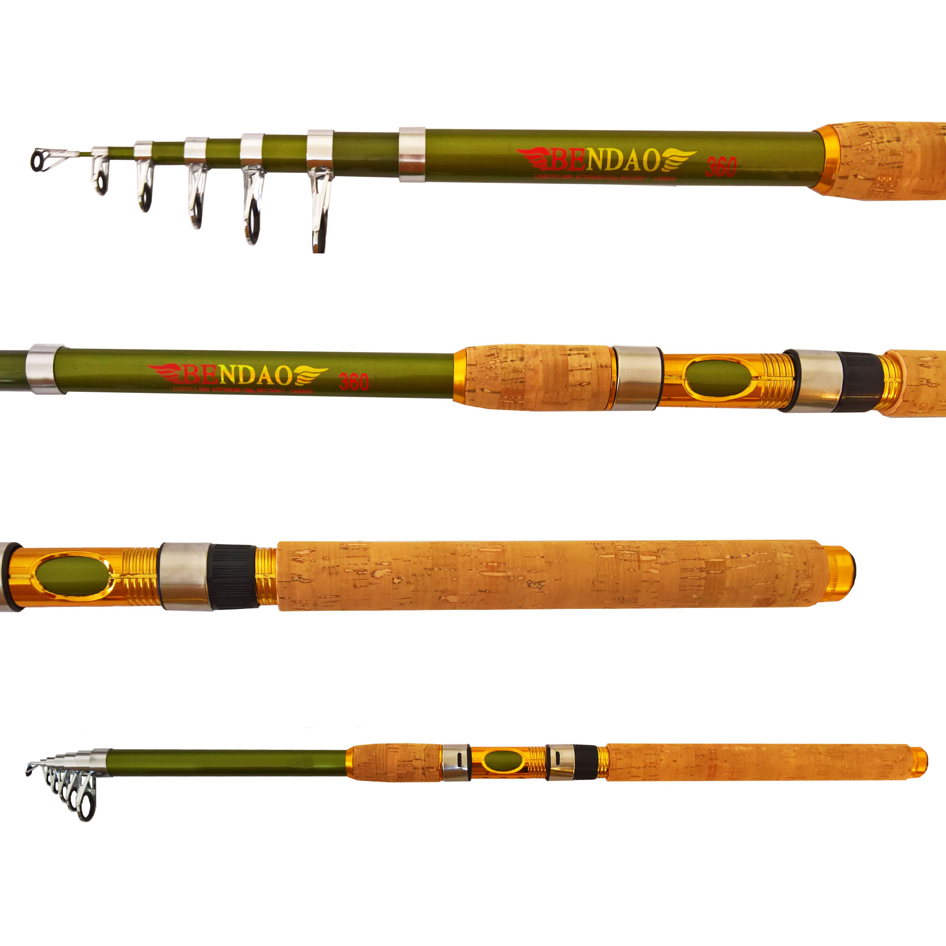 چوب ماهیگیری بندائو Bendao 3.60 چوب پنبه