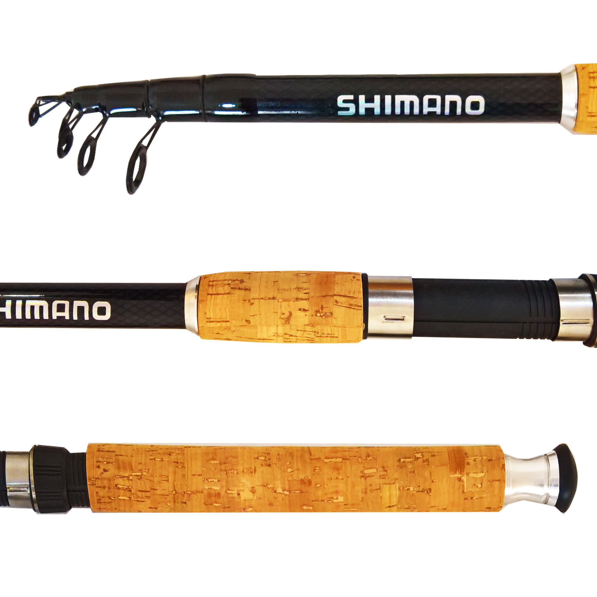 چوب ماهیگیری بندائو چوب پنبه 2.70 فنتزی مشکی