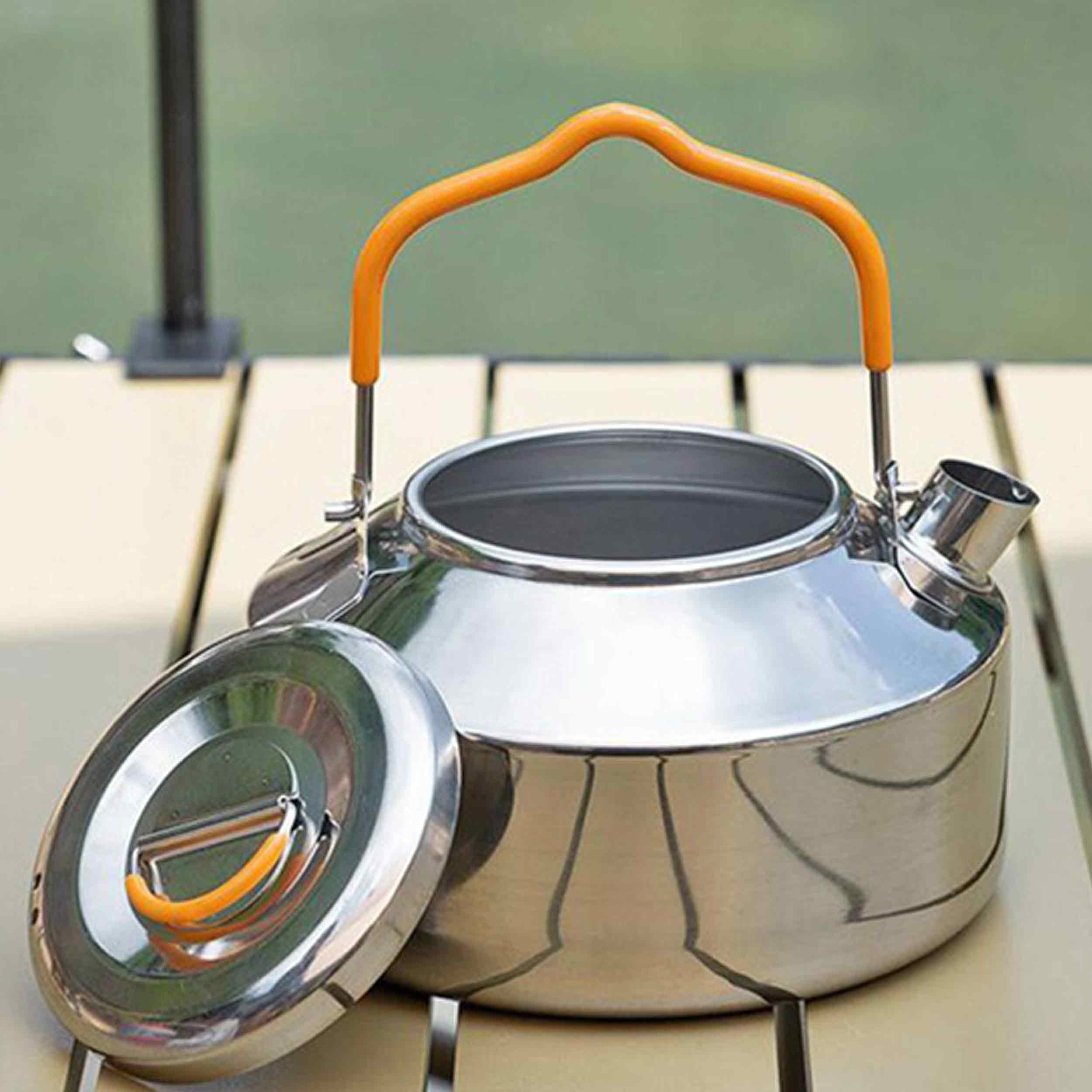 کتری-استیل-0.9-لیتری-5 کتری مسافرتی