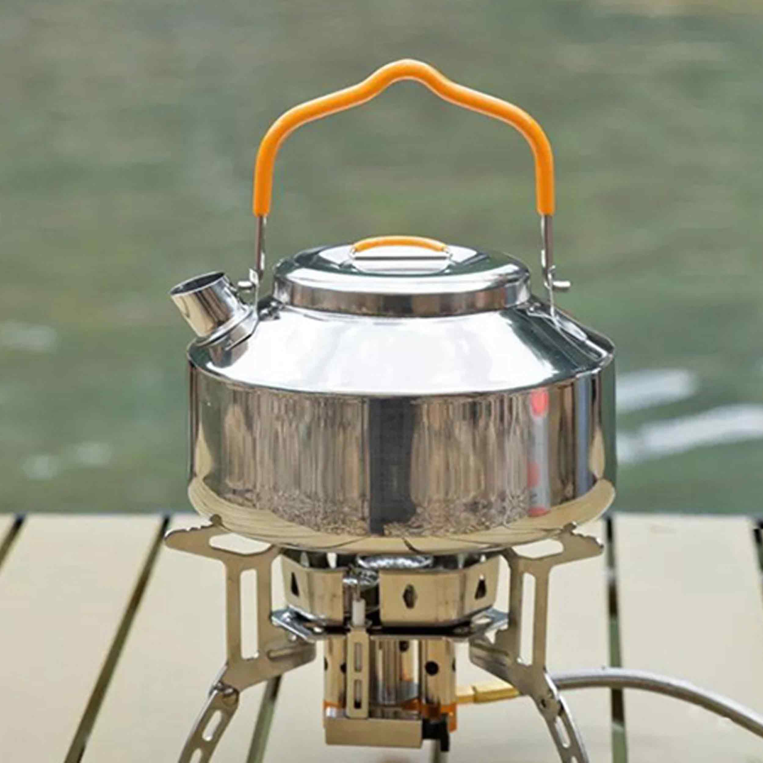 کتری-استیل-0.9-لیتری-6 کتری کمپینگ