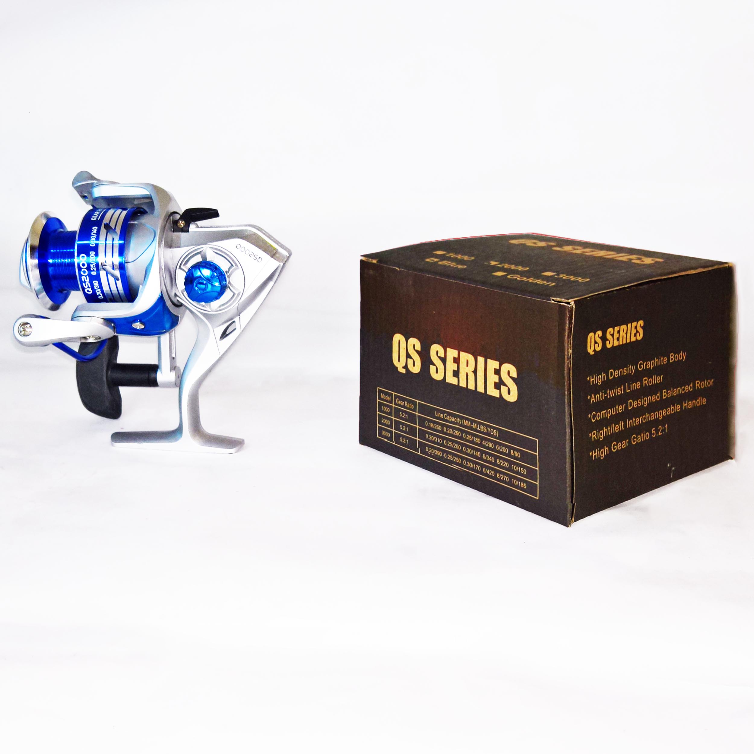 چرخ ماهیگیری اسپول فلز QS 2000